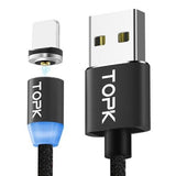 Cabo USB Topk - 1 metro para Iphone/Android